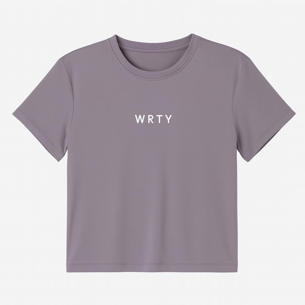 WRTY Luxe Crop Tee