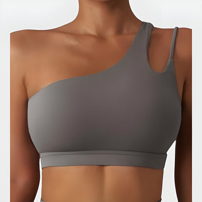 One-Shoulder Luxe Sports Bra