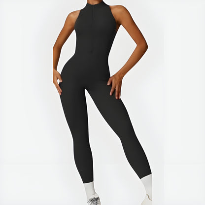 WRTY Performance Zip-Up Romper (full-length)