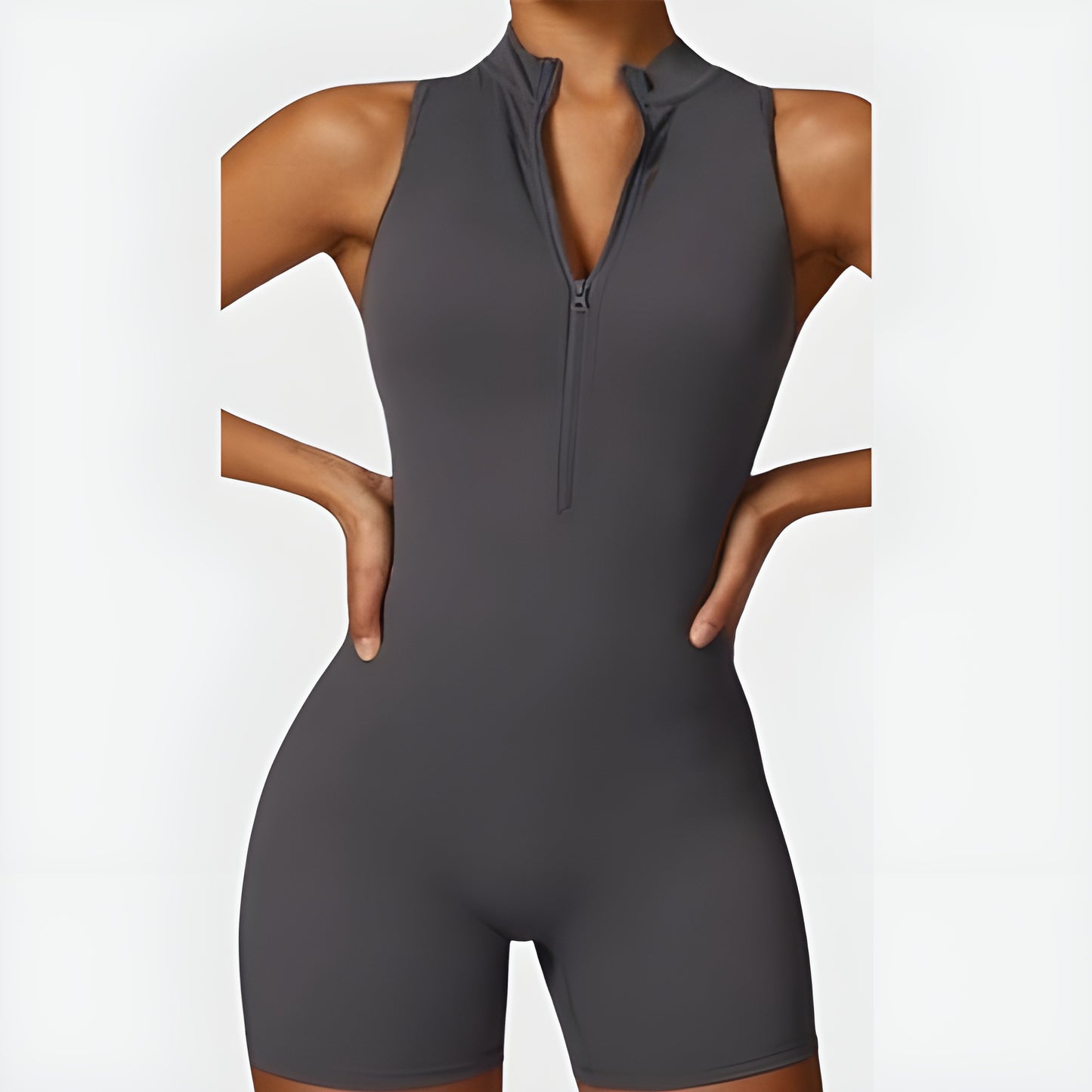 WRTY Performance Zip-Up Romper (Short)