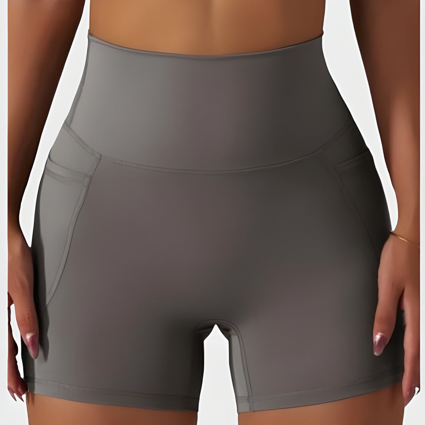 WRTY High-Waisted Shorts With Pockets