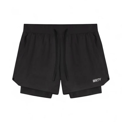 WRTY Men’s Dual-Layer Training Shorts