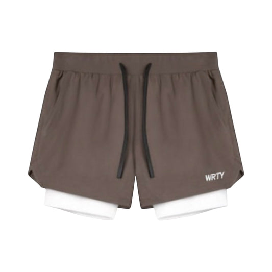 WRTY Men’s Dual-Layer Training Shorts