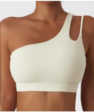 One-Shoulder Luxe Sports Bra