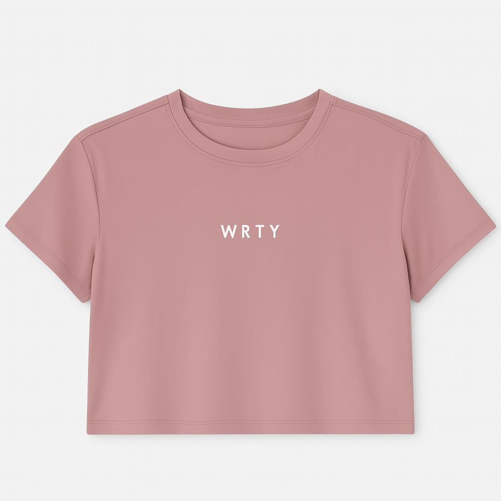 WRTY Luxe Crop Tee