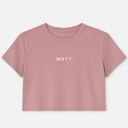WRTY Luxe Crop Tee