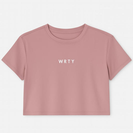 WRTY Luxe Crop Tee