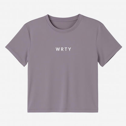 WRTY Luxe Crop Tee